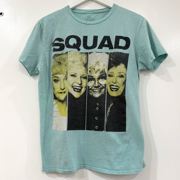 The Golden Girls ABC Studios "Squad" Mint Colored T-shirt. Sz. Men's Med (38/40) - Picture 1 of 3